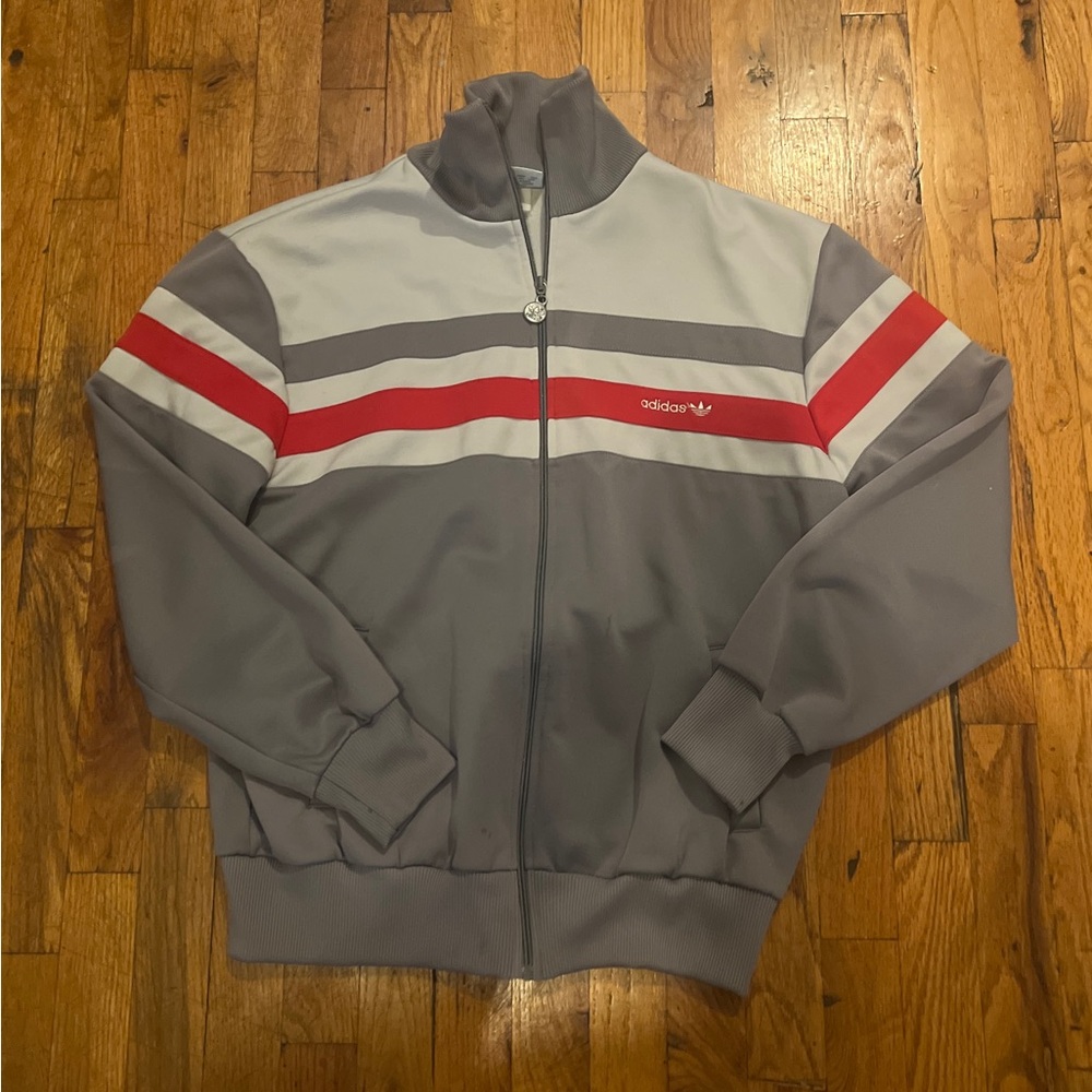 Vintage Adidas Trefoil track jacket L